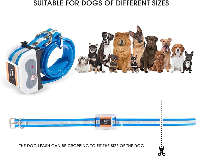 Plkm Wireless Dog Fence Pet Electric 2026 Newest Intelligent Containment System, Dog Out of Range Reminder Transmitter AI Smart Alarm, 360° Strong Signal Coverage, Display Receiver Battery Level