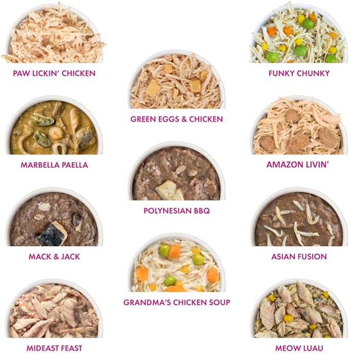 Weruva Classic Cat 11 Flavors Variety Pack – Grain & Gluten Free, 3 oz Cans (Pack of 24)