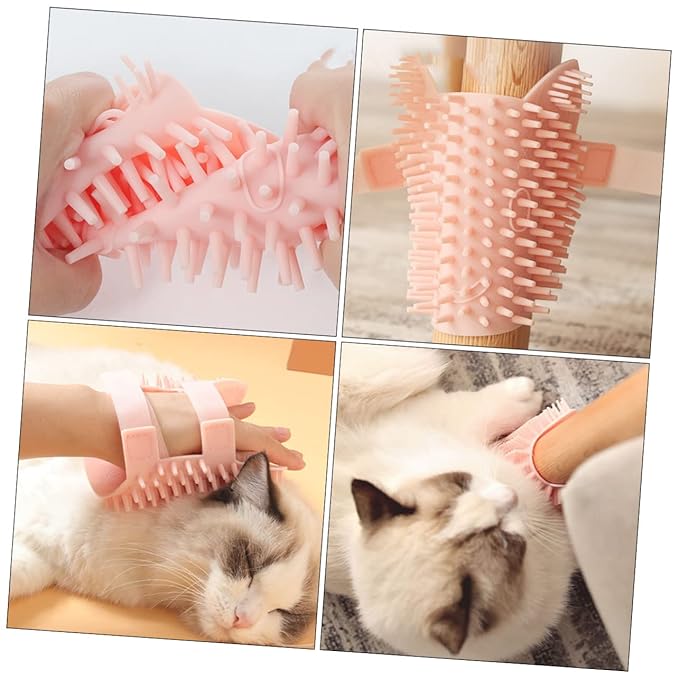 1pc Silicone Cat Grooming Tool Dematting Brush for Matted Fur Cat Massage Comb Pet Brush Comb