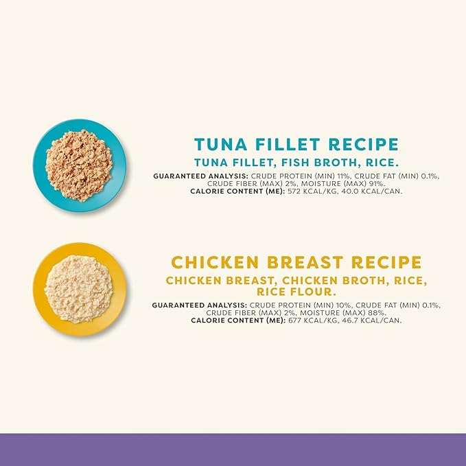 Applaws Canned Wet Kitten Food in 3 Flavors: 4 Tuna Fillet in Broth, 4 Chicken Breast in Broth and 4 Tuna with Salmon in Broth (12 Cans Total, 2.47 Ounces Each) Plus Silicone Lid