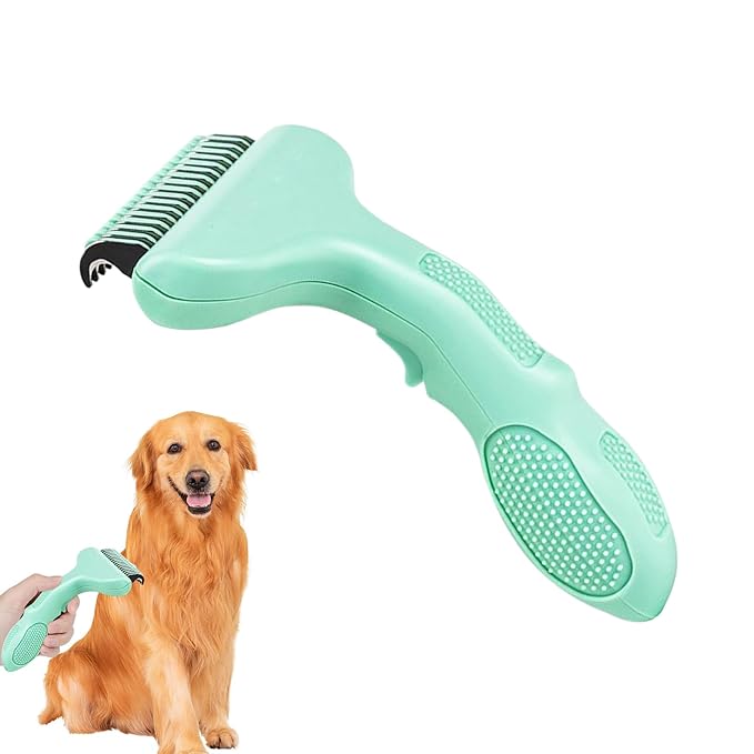 Cat Brush for Shedding - Self-Cleaning Grooming Tools - Puppy Slicker Brush Cleaning Tools - for Long Short Bathing Dematting All Breeds Daily Indoor Home