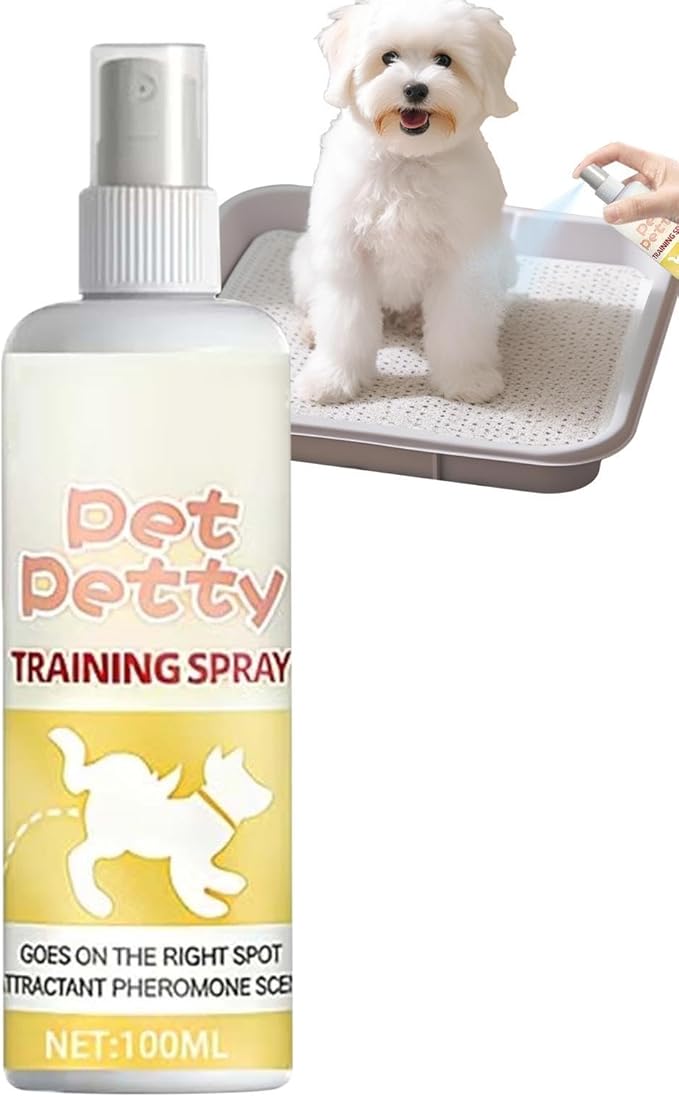 Dog Training Spray – 100ml Fast Action Supplies for Pets, Training Spray for Dogs that Urinate and Defeque | Indoor Home Apartment Patio Garden Lawn Bathroom