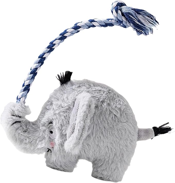 Lovely Plush Squeak Stuffed Toy Interactively Plush Bites Teeth Grinding Puppies Training Supply Pet Dog Chew Squeak