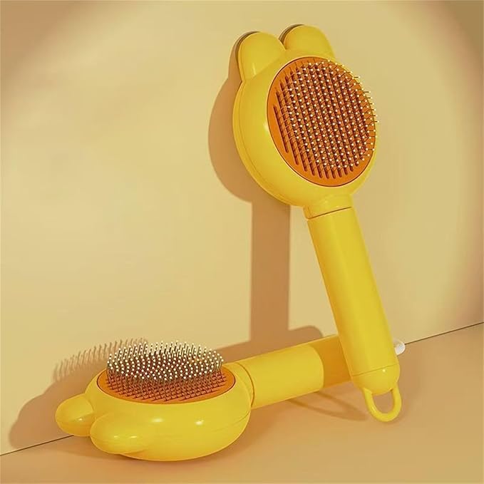 Lovely Shape Pet Comb Deshedding Brush with Easy Function Pet Grooming Accessory Hair Tool Deshedding Brush for Dog Cats