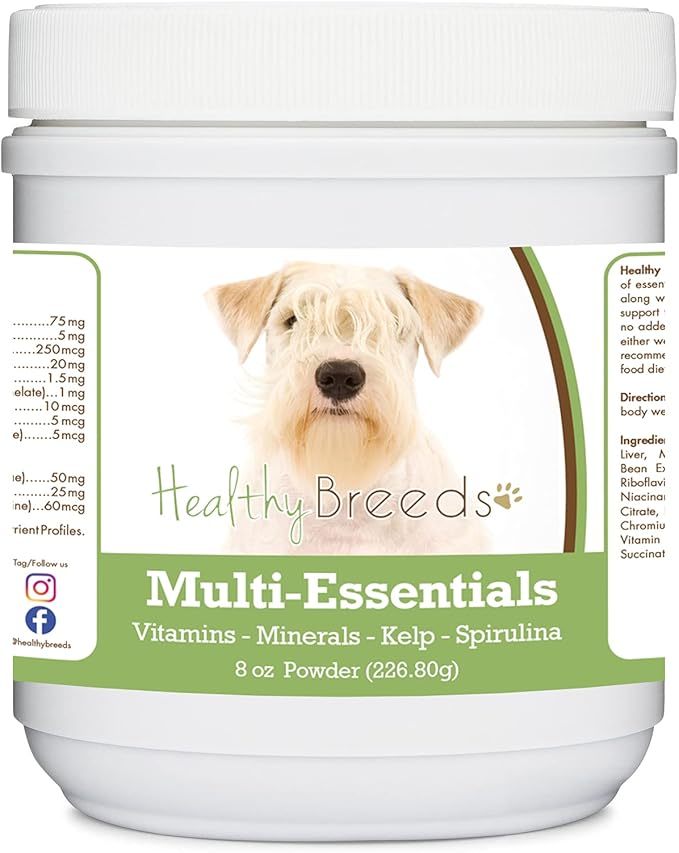 Healthy Breeds Sealyham Terrier Multi-Essentials Powder for Dogs - an Ideal Supplement of Vitamins, Minerals & Antioxidants for Your Dog - 8 oz
