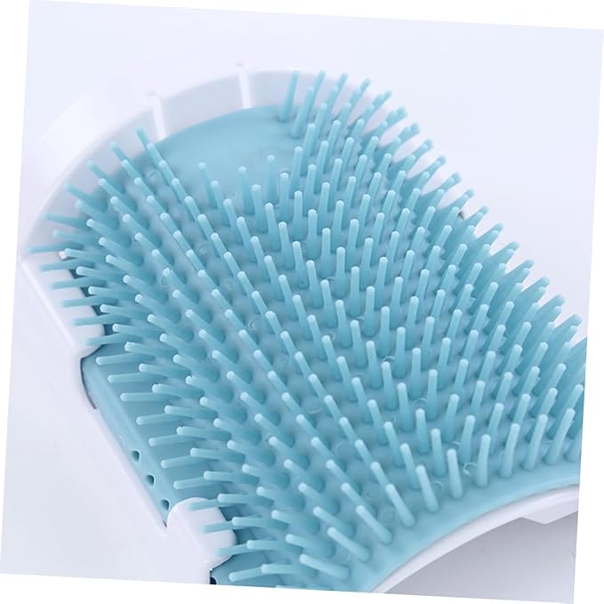 Cat Self Grooming Brush with Rubber Bristles Safe Easy to Install Cat Supplies for Self-massage and Hair Removal Light Grooming Tool