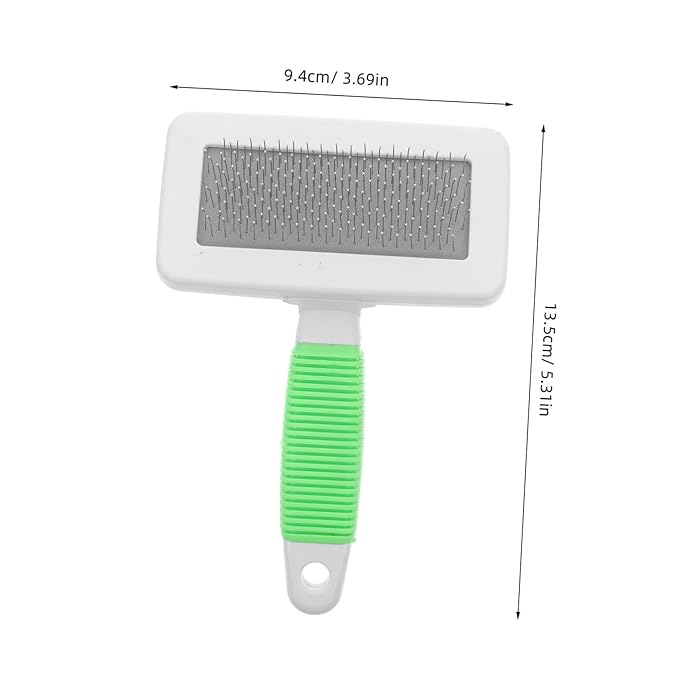 1 Set Pet Grooming Brush Ergonomic Dog and Cat Shedding Comb with Wide Plate for Dematting and Care Soft Handle for Comfortable Grooming for Cats and
