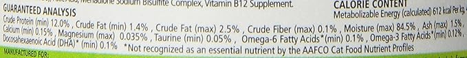 Fussie Cat Premium Tuna & Anchovies in Aspic Grain-Free Wet Cat Food 2.82oz, case of 24
