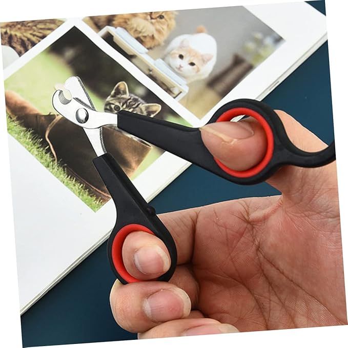 VANZACK 9pcs Cat Nail Clippers Ergonomic Portable Pet Trimmers for Grooming Non- Handle for Cats and Pets