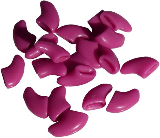 HDP Kitty or Doggy Nails Caps Size:Large Color:Purple