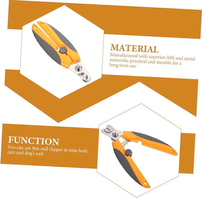 Milisten Portable Pet Nail Clipper for Dogs and Cats Ergonomic to Use Safe Nail Trimmer for Animals Convenient Daily Grooming