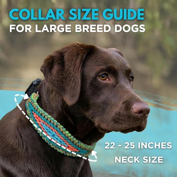 E-Collar Cover - for Large Dogs with 22-25" Neck Size - Adjustable Nylon Cord, Quick Release Buckle, Heavy Duty Loop Strap Compatible with Dogtra, Educator, SportDog, Garmin, Bousnic, Jugbow (Baja)