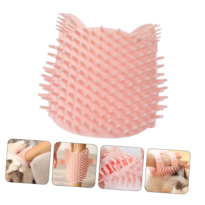 GANAZONO Eco-friendly Silicone Pet Brush Comb for Cats Detangling Fur Coat Grooming Supplies Cat Self Wall Comb