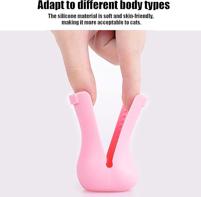 Anti Scratch Cat Shoes, 4pcs Anti Scratch Cat Foot Covers Adjustable Silicone Pet Cat Protector for Bathing Anti Off Claw Shoes Boots Cover()