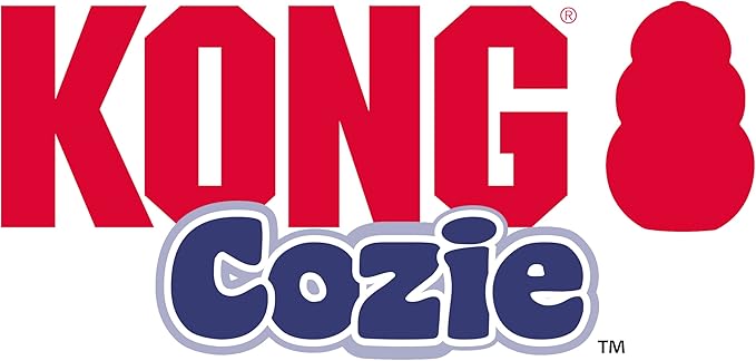 KONG Cozie Marvin Moose - Cute Dog Plush Toy for Indoor Play - Soft Chew Toy & Snuggle Buddy - with Squeaker, Durable Design & Minimal Stuffing - for Small/Medium Dogs