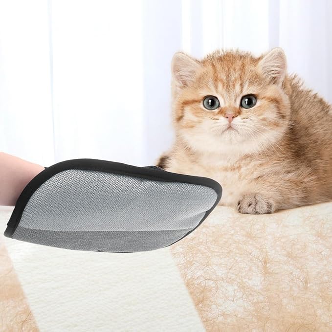 Pet Hair Removal Glove for Cats & Dogs, electrostatic, Five-Finger Electrostatic Pet Hair Gloves, Reusable Pet Hair Remover Tool, Magic Brush pet Hair Remover pet Hair Removal mitt