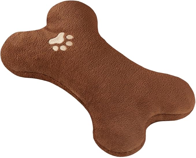 Chew Resistant Pet Supplies, Soft Stuffed Plush Animal Dog Toy, Comfort Pet Sleeping Cushion, Cuddling Bed for Small Medium Large Dogs, Puppy Kitten Accessories for Aggressive Chewers (Coffee)