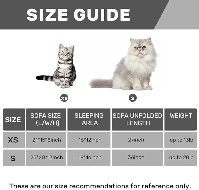 Hollypet Cat Bed Fluffy Plush Mutifuctional Double-Layer Soft Pet Couch Orthopedic Sofa Nest Beds for Small Cats and Dogs, Pink Leopard (25x20x13 inch)