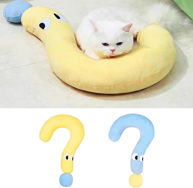 Peiiwdc Pillows for Pet Cats Dogs Sleeps Mats Soft and Thick Pillows Supply Comfortable Bedding