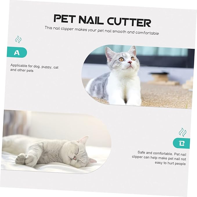 1Pc Portable Cat Nail Clipper Pet Nail Scissor for and Accurate Grooming for Cats and Pets Material Easy to Use
