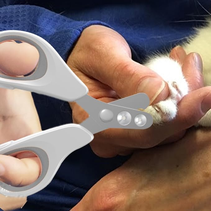 Cat Nail Clippers,Nail Cutter for Pet | Splash-Proof Puppy Claw Trimmer | for Cats Dogs Grooming Veterinary Home Indoor Outdoor Travel Camping