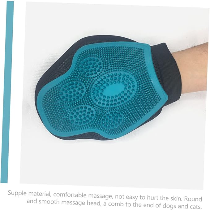 Pet Hair Cleaner Brush Pet Gloves Grooming Double-Sided Sticky Brush Cat Dog Supply Easy Massage