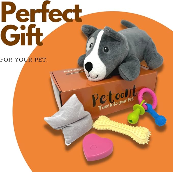 Puppy Heartbeat Toy for Dogs and Puppies – Sleep Aid and Anxiety Relief Stuffed Animal with Calming Heartbeat – Perfect for Dog Separation Anxiety, Puppy Training, and Stress Reduction