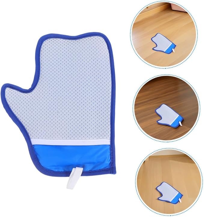 2pcs Double-Sided Electrostatic Pet Hair Remover Gloves Reusable Grooming Mitts for Dogs Cats Comfortable Fit Hair Cleaning Furniture Couch Carpet Car Versatile Home Use