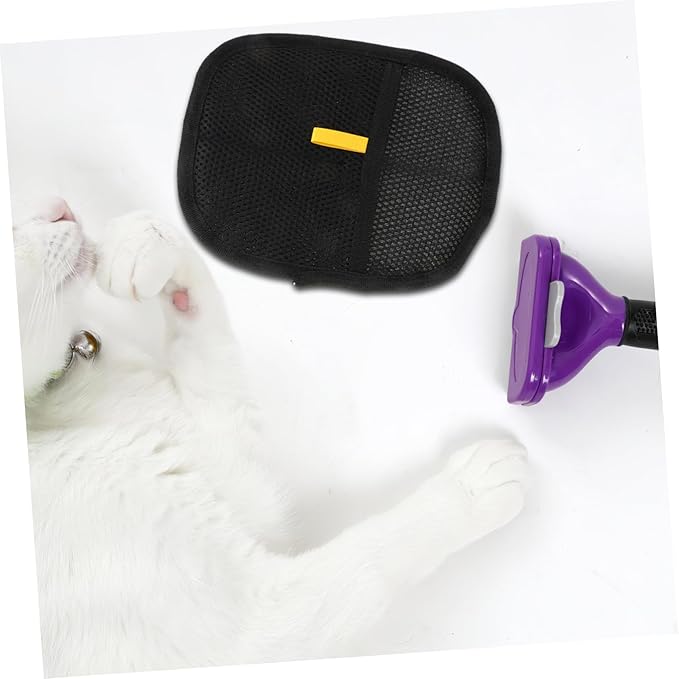 2pcs Pet Hair Removal Gloves Pet Grooming Mitt Pet Dog Cat Grooming Glove Dog Shampoo Brush Grooming Gloves for Cats Cat Mittens Pet Deshedding Glove Dog Washing Gloves Cloth Black