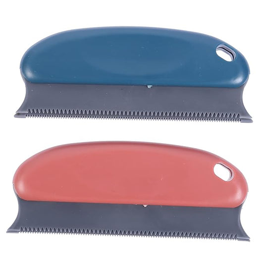 2pcs Pet Grooming Brush for and Cats Hair Removal Tool for Short Fur Gentle Deshedding and Cleaning Comb Colors