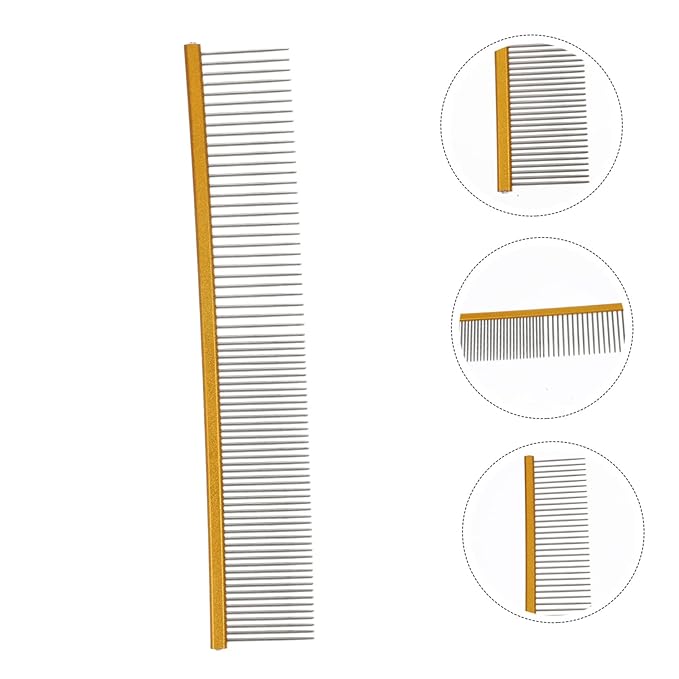 BESPORTBLE Sturdy Dog and Cat Grooming Comb Portable Wear-resistant Easy to Use Material