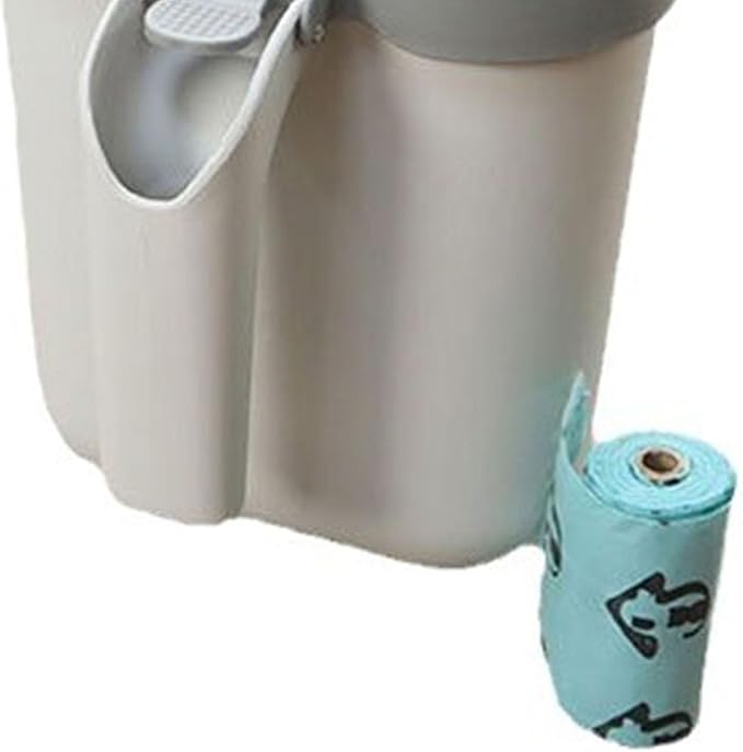 Cat Litter Scoop with Holder, Portable Detachable Waste Bin Cat Poop Shovel with Large Capacity Bag, Cat Litter Scooper Pooper Scooper Scoop Away Cat Litter for Cats Indoor Outdoor Use