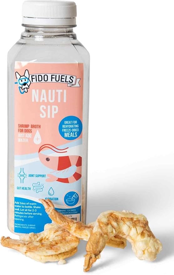 Nauti Sip Freeze Dried Bone Broth - 16oz Bottle with 2.5oz Bone Broth Product