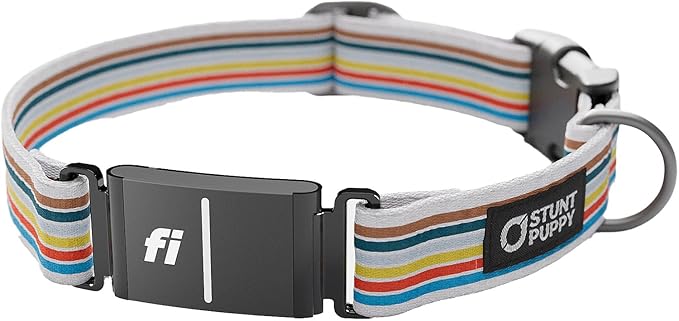 Stunt Puppy Dog Collar, Fi Series 3 and 3+ Ready, Track, X-Large- Fi GPS Device Not Included