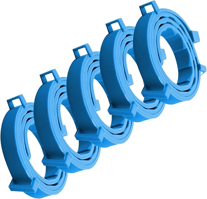 Pheromone Dog Calming Collar, 4 Pcs Blue, 24.5 in Adjustable Soothing Collar for All Dog Sizes, Pet Supplies for Anxiety and Separation Stress