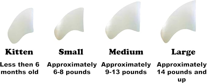 Soft Nail Caps 60 Packs for Cats - Pearl Kitten