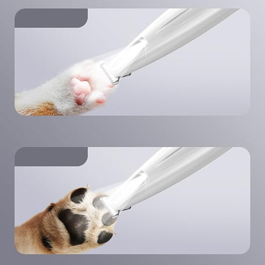 Cat Hair Trimmer - Cordless Waterproof Grooming Equipment, Pet Hairs Trimmer with Safe Precision Blades, Paws Eyes Face Buttocks, Small Medium Large Breeds, Grooming for Cats