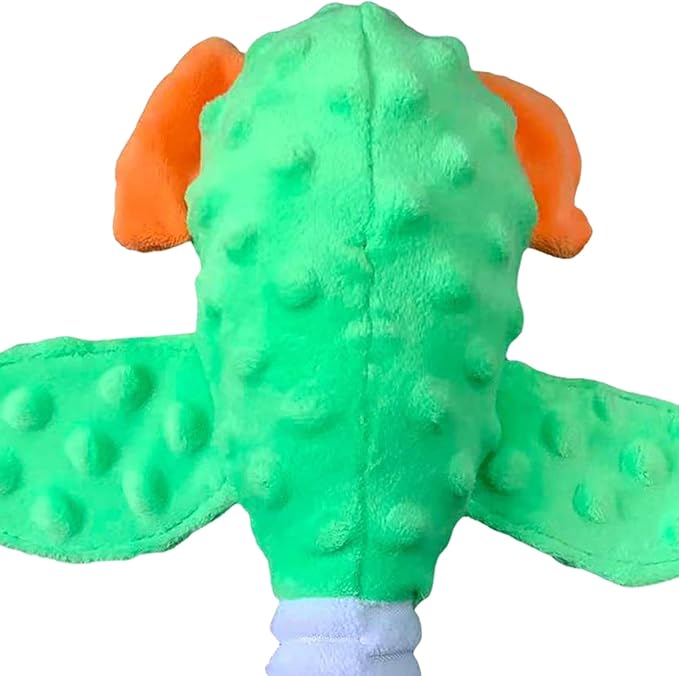Goose Dog Toy Soft Stuffed Animal Plush Dog Puppy Chew Toys to Keep Them Busy Pet Supplies for Chewers Small Medium and Large Breeds (Green)
