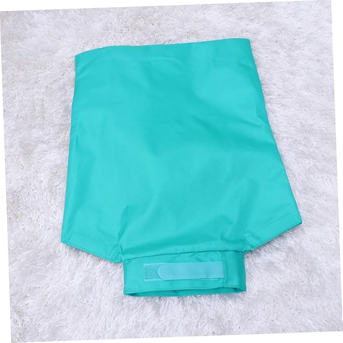 Multi-Functional Cat Grooming Bag Bathing Pouch Durable Breathable Material for Nail Trimming Medication Deep Green