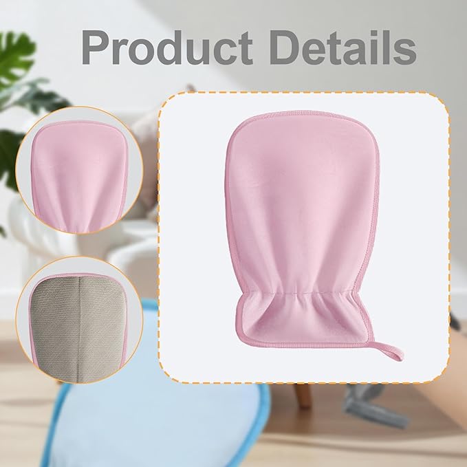 HouseVibe Pet Hair Removal Glove for Cats Dogs Bunny Reusable Grooming Mitt for Furniture Carpet Clothing Sofa Couch 9.45 x 6.30 inch-