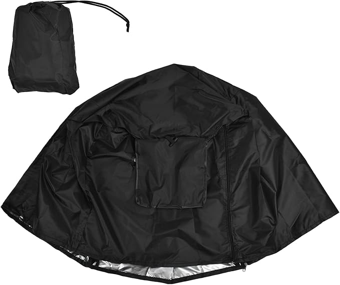 Dogs Wire Crate Cover Pet Cage Cover for Outdoor, Sunproof Pet Kennel for Dogs, 124.5x84x79cm Supplies (Black)