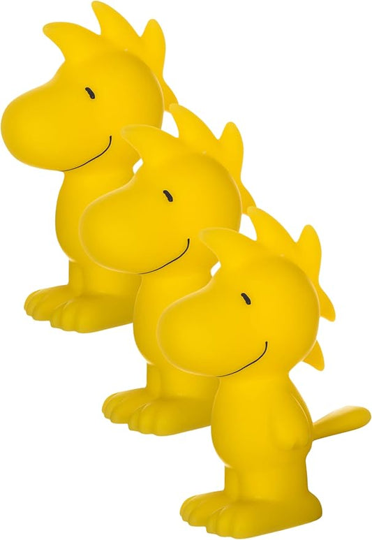 Peanuts for Pets Charlie Brown Woodstock Vinyl Squeaker Dog Toy | Squeaky Dog Toy for All Dogs | Charlie Brown Plastic Dog Toys for Aggressive Chewers - Fun and Cute Yellow Dog Chew Toy, 5.5 Inch
