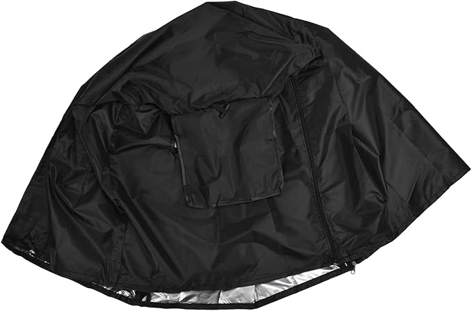 Dogs Wire Crate Cover Pet Cage Cover for Outdoor, Sunproof Pet Kennel for Dogs, 124.5x84x79cm Supplies (Black)