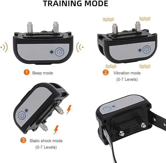 iMeshbean 1/2/3 Dog Fence Wireless, Outdoor Electric Pet Containment System,with Waterproof and Rechargeable Training Collar Receiver Dog Boundary Container (for 3 Dogs)