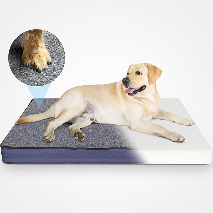 MARUNDA Outdoor Pet Heating Pad for Dogs & Cats - 100% Waterproof Outdoor Heated Cat Bed with Double Built-in AutoThermostat - Heated Pet Bed for Outside Animals (19.6 x 31.5 Inch, Unheat)
