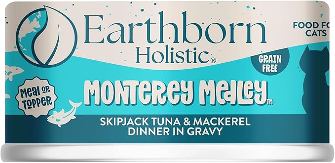 Earthborn Holistic Monterey Medley Grain-Free Moist Cat Food 5.5 oz Can