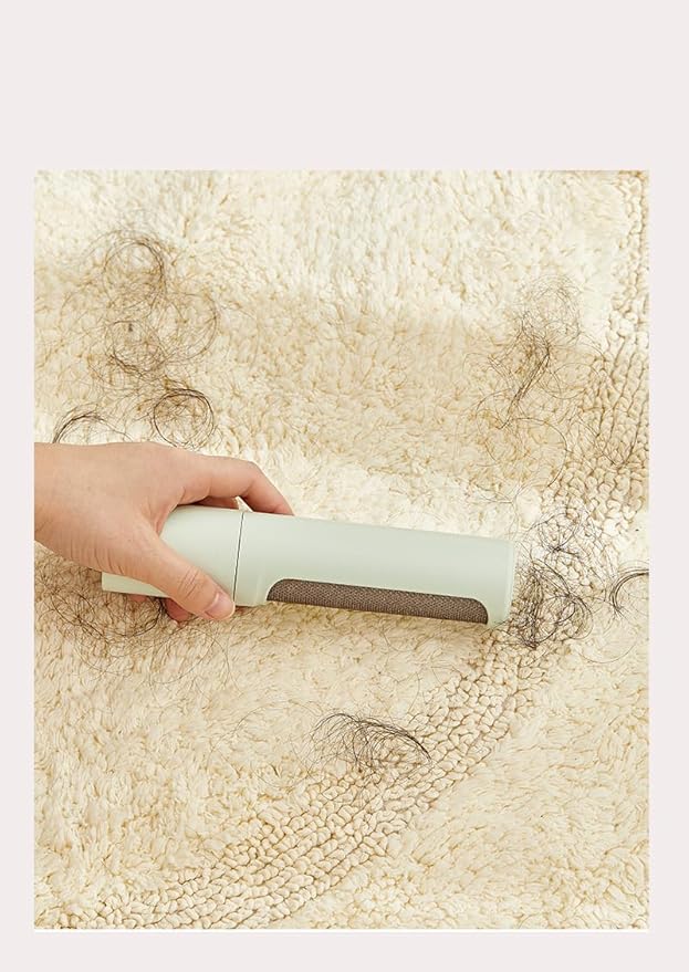 Pet Hair Remover Roller – 360° Self-Cleaning, Reusable Lint Roller for Pet Hair on Couch, Clothes, Car & Bed – Dog & Cat Fur Remover Brush – Green