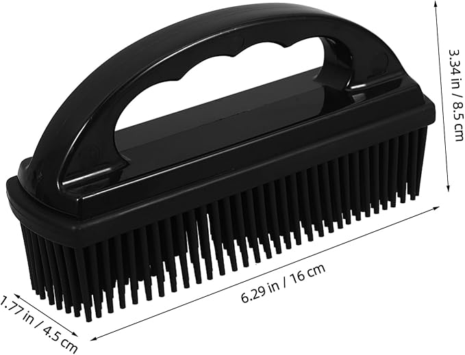 Silicone Pet Hair Defloating Brush for Efficient Cleaning of Beds Sofas Carpets and Car Seats Durable Easy to Clean for Dog and Cat Grooming