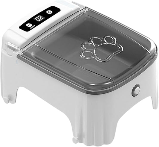 Automatic Cat Feeder - Programmable Pet Feeding Bowl, Timed Food Dispenser Machine | Electric Dry Food Feeder with Sensor Function for Small Dog Daily Meals and Indoor Animal Care