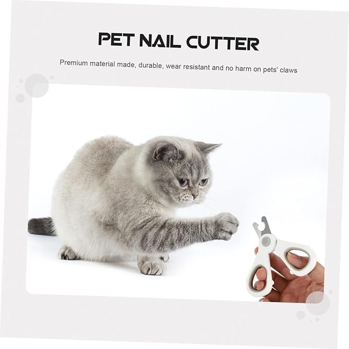1Pc Portable Cat Nail Clipper Pet Nail Scissor for and Accurate Grooming for Cats and Pets Material Easy to Use